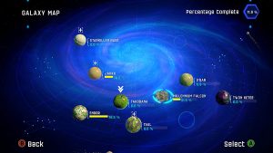 LEGO Star Wars : Le réveil de la Force galaxy map