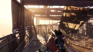 Metro Exodus - effets lumineux à la Caspienne